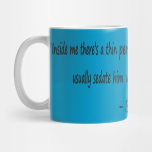 Funny quotes from known people Mug